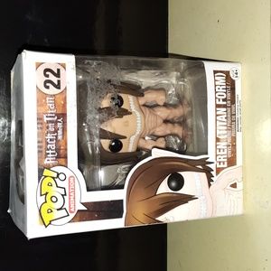 Funko Pop! Attack on Titan 22 Eren Titan Form Vaulted/ Retired RARE